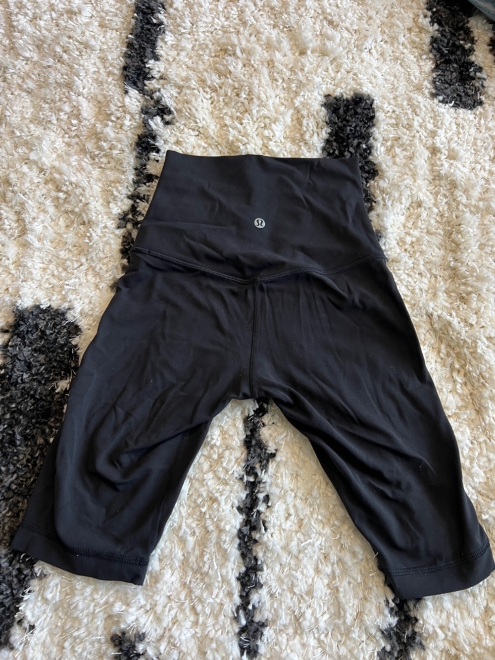 lululemon athletica Black High-Waist Bike Shorts